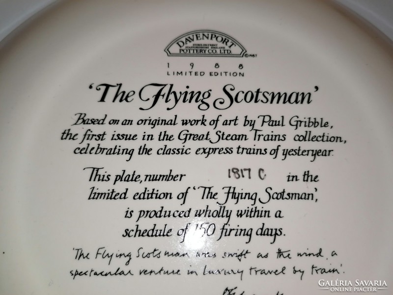 Bradex flying scotsman train decoration 1988.