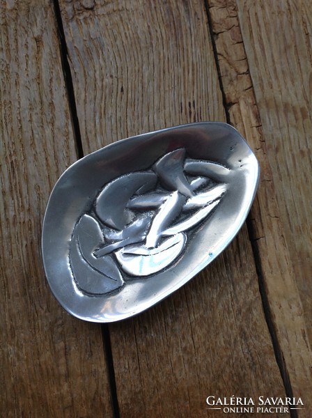 Old Canadian hoselton aluminum ornament bowl