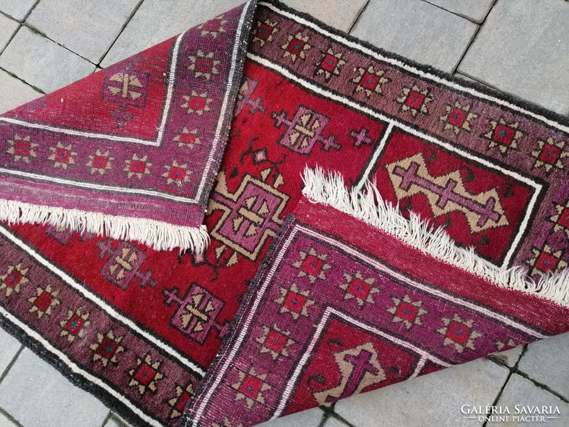 Afghan nomadic hand-knotted rug in nice clean condition. Negotiable!