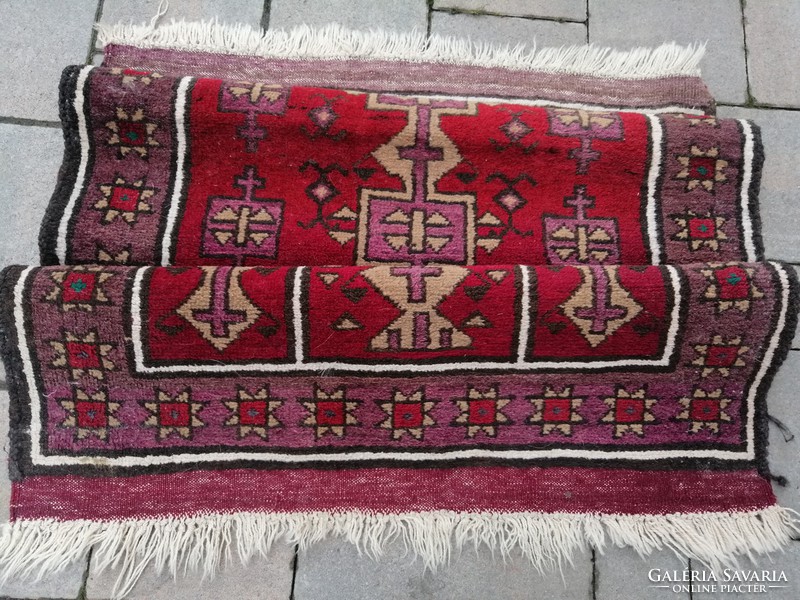 Afghan nomadic hand-knotted rug in nice clean condition. Negotiable!