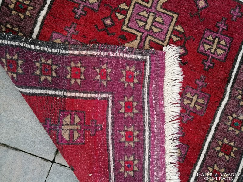 Afghan nomadic hand-knotted rug in nice clean condition. Negotiable!