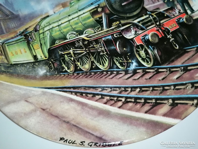 BRADEX FLYING SCOTSMAN VONATOS DÍSZTÁNYÉR 1988.