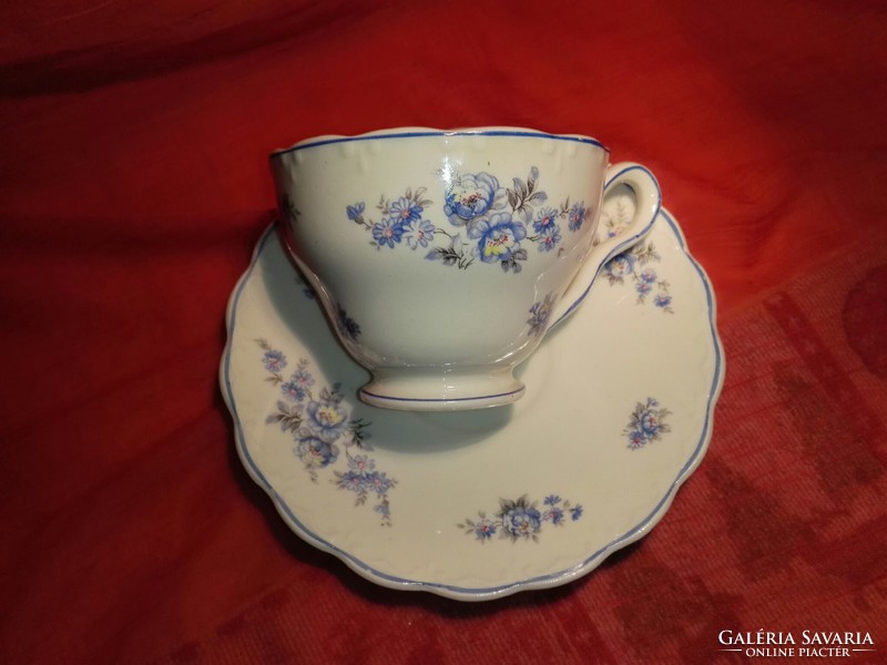 Blue floral porcelain tea set, microwaveable.