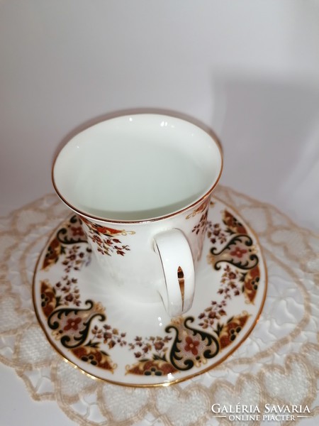 English luxury bone china breakfast mug and small plate, breakfast set 4.