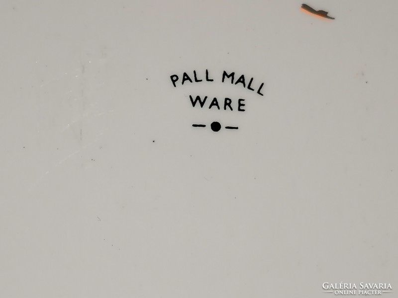 Vintage Pall Mall Ware angol csontporcelán barokk tányér