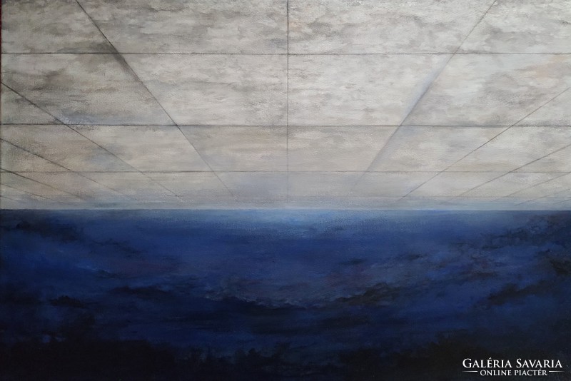 Horváth l. Adrian (Ladrian): concrete sky (painting for the good book of Job)