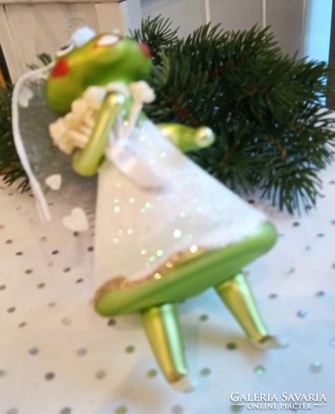 Big frog Christmas tree ornament 15cm