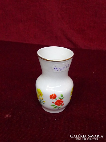 Zsolnay porcelain mini vase, height 8.5 cm. He has!