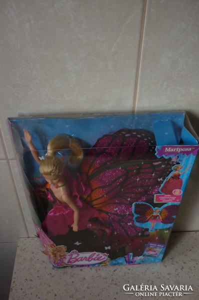 Új, bontatlan Mariposa Barbie 2013-ból / Új Mariposa tündérhercegnő Barbie baba