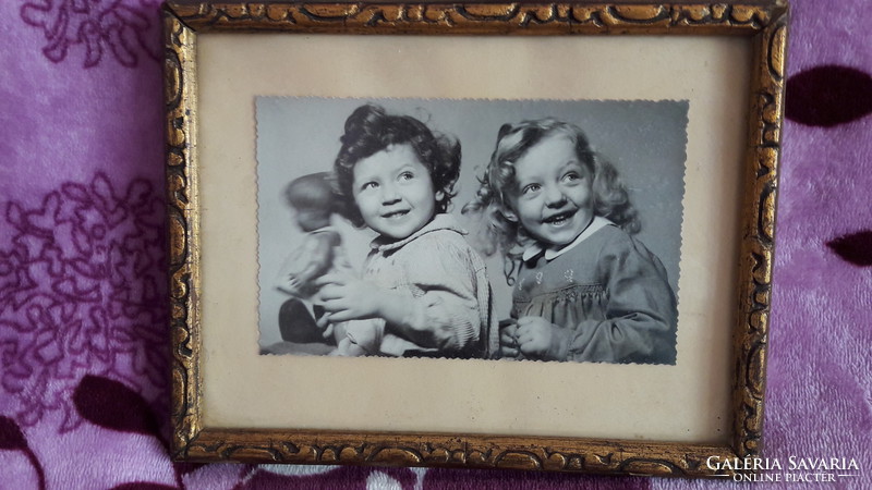Old kid photo framed