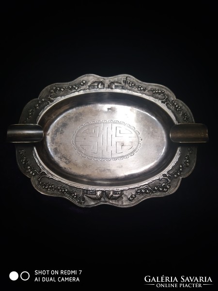 Silver (900) Vietnamese hallmark ashtray