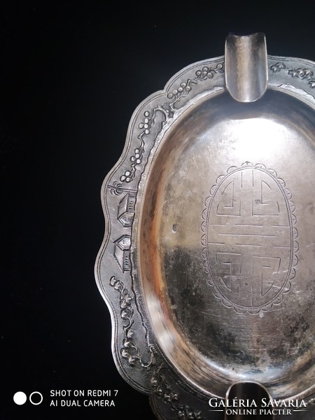 Silver (900) Vietnamese hallmark ashtray