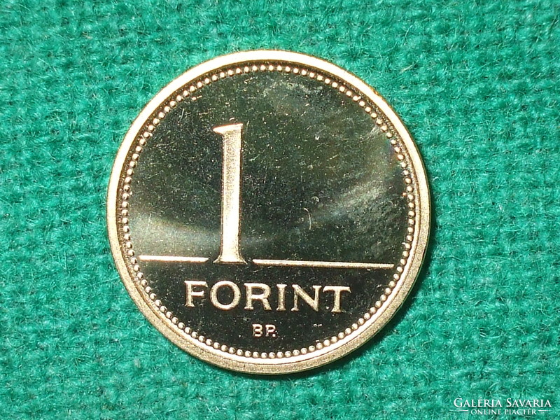 1 Forint 2003! Only 7,000 pcs. ! Mirror beat! It was not in circulation! It's bright!
