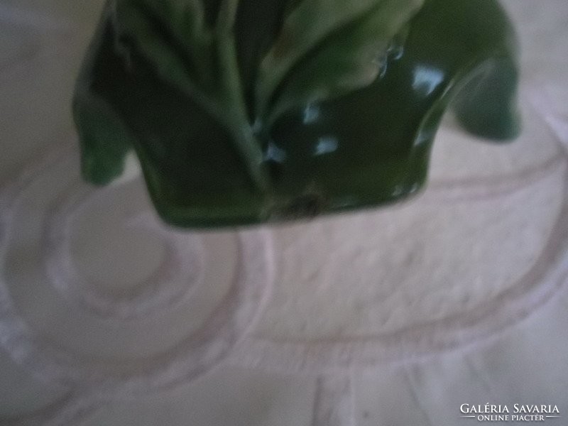 Majolika váza 17 cm