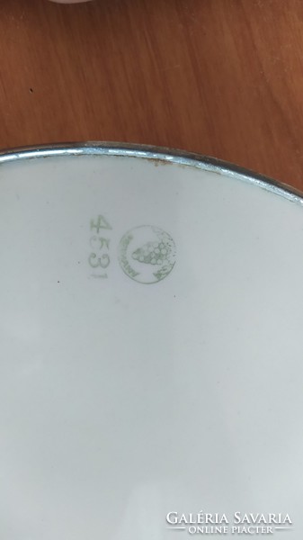 (K) porcelain (?) Coaster, marked, German