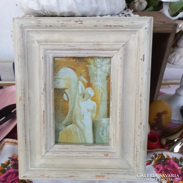 Wooden antique picture frame