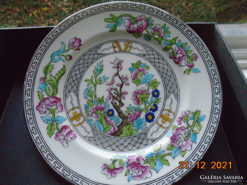 Antique English Aynsley Hand Painted Hand Numbered Decorative Oriental Floral Pattern Plate