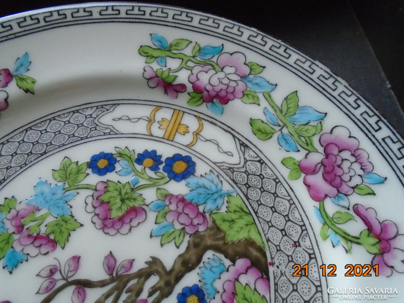 Antique English Aynsley Hand Painted Hand Numbered Decorative Oriental Floral Pattern Plate