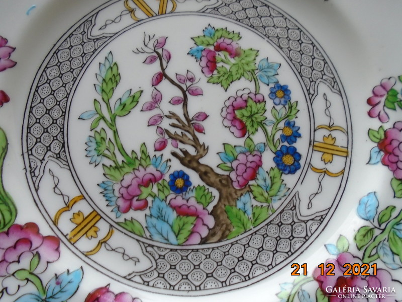 Antique English Aynsley Hand Painted Hand Numbered Decorative Oriental Floral Pattern Plate