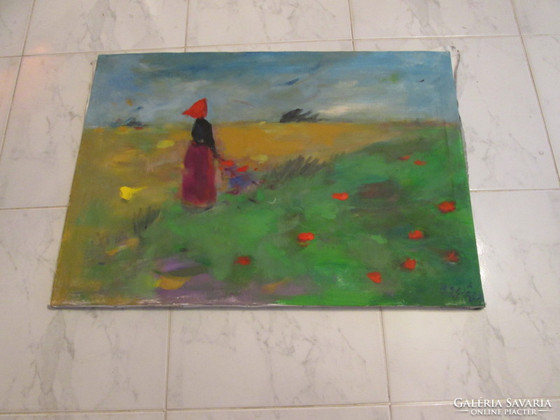 BAKÁNYI GYULA FESTMÉNY 50 X 70 cm