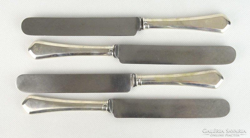 0S264 old marked silver knife set 4 pcs 160 g