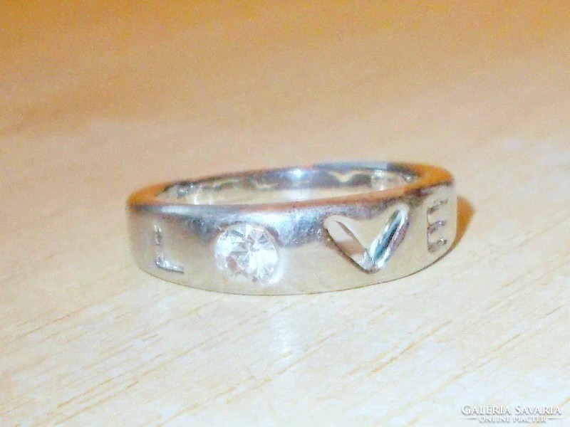 Love stainless steel custom wedding ring from 7-11