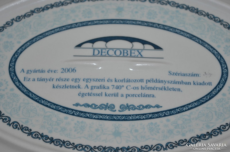 DECOBEX: Izsák emléktányérok  ( DBZ 0010 )