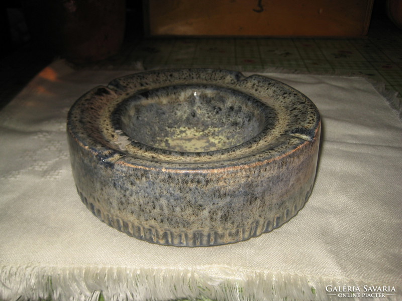 Zsolnay pyrogranite ash, slightly worn about 18 cm inside