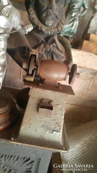 Rarity! Antique ganz factory test tool mockup model with double grinder