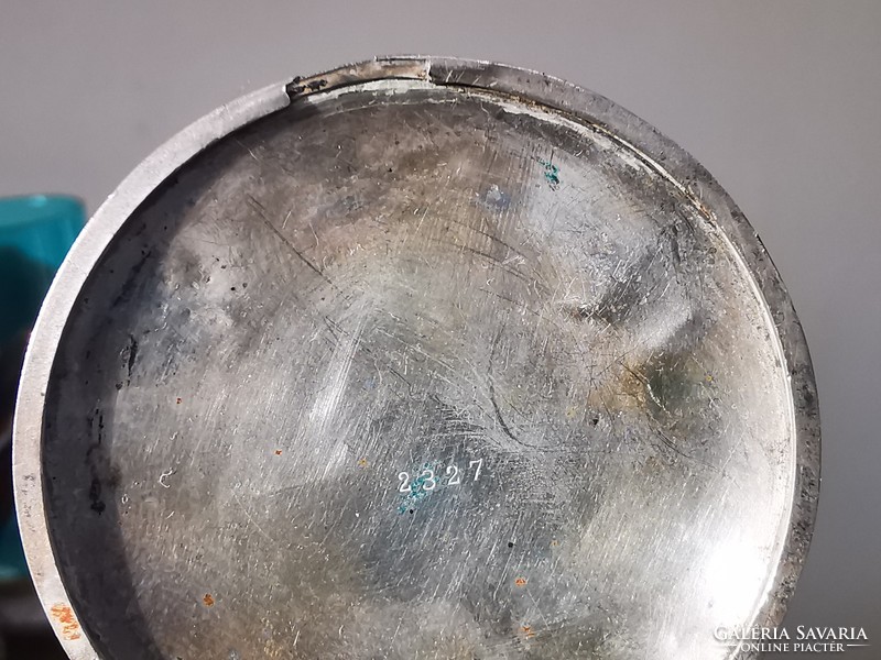 Antique niello silver pocket watch