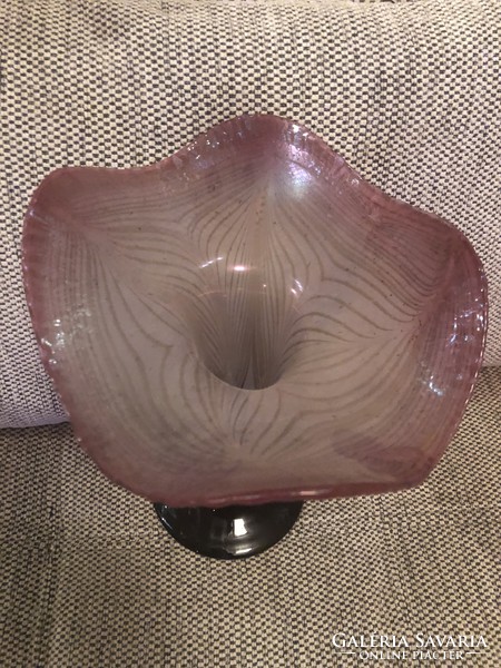 Art Nouveau glass vase.