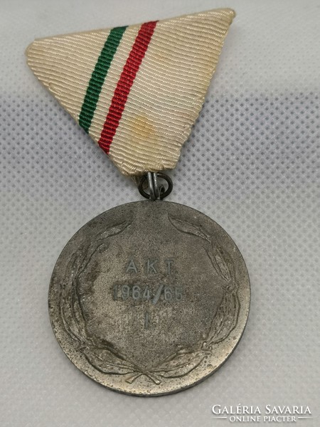 Old sports medal with chest strap 1964/65