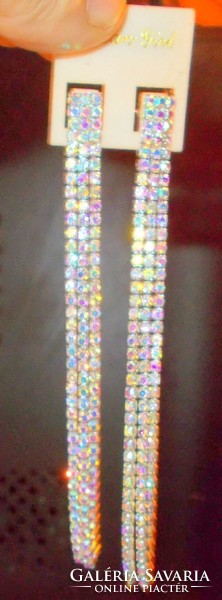 10 cm! Crystallized swarovki elements crystal earrings