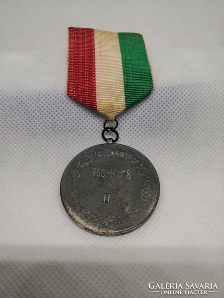 Old sports medal with chest strap 1960