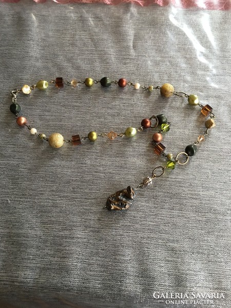 Necklace from Swarovski stones