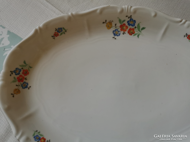 Zsolnay porcelain floral meaty bowl