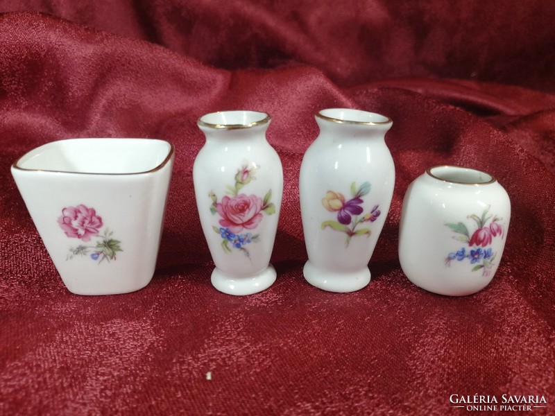 Hollóházi miniatűr vázák