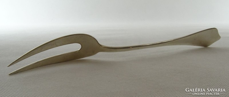 0W394 old 800 large silver meat fork 126g