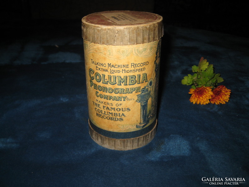 Phonograph cylinder / sound carrier / columbia record 1900. Year