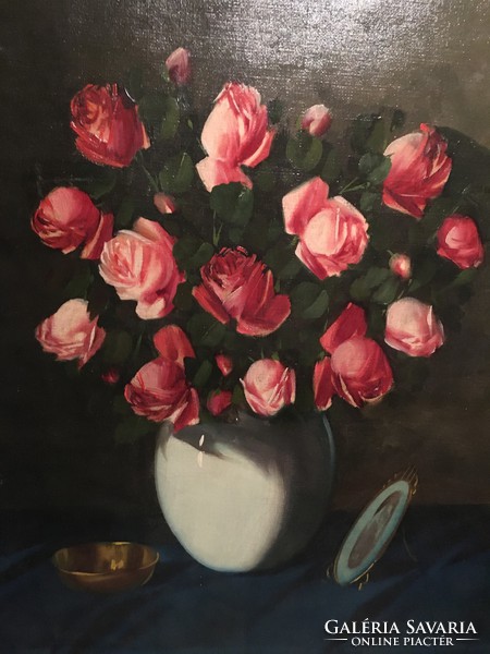 William Murin: rose still life