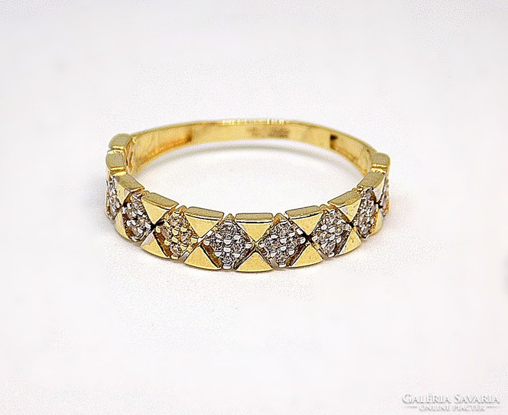 Köves arany gyűrű (ZAL-Au104884)