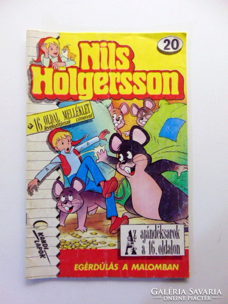1990 January / nils holgerson / birthday! Original, old comic :-) no .: 18103