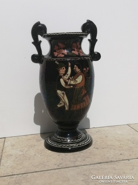 Ornamental vases from Páll Árpád's collection (pair, masterpiece)