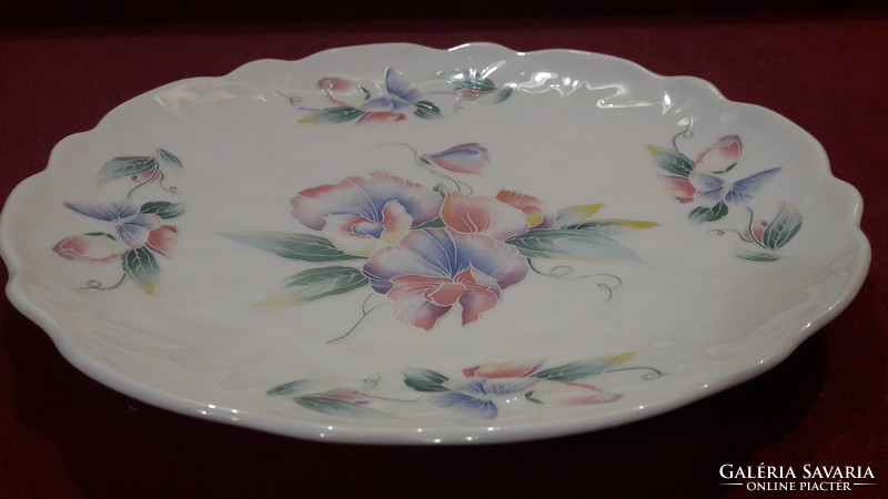 Floral English Aynsley Porcelain Plate (l1936)