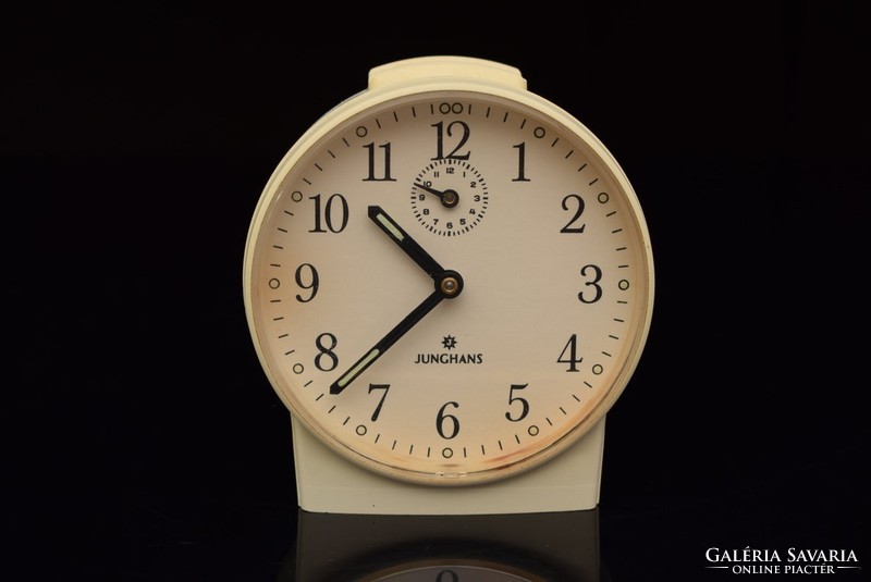 Vintage junghans table clock / mid-century German alarm clock / mechanical / retro / old