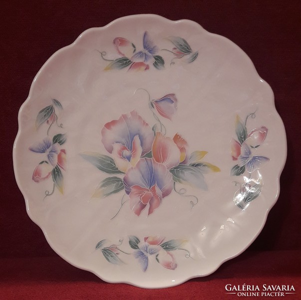 Floral English Aynsley Porcelain Plate (l1936)