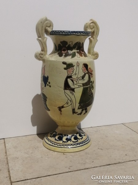 Ornamental vases from Páll Árpád's collection (pair, masterpiece)