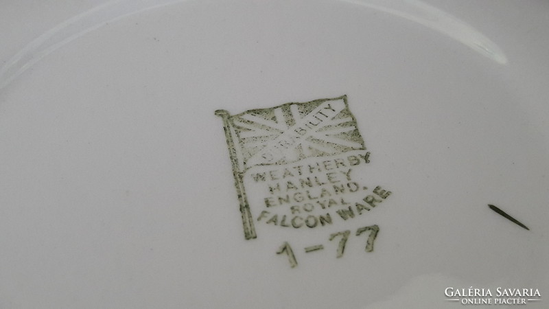 Angol porcelán tányér, dísztányér 3. (M1782)