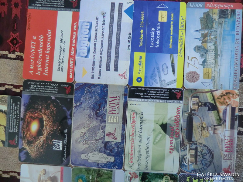 Tel card Hungarian 13 pcs