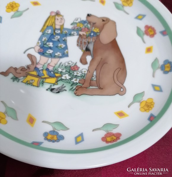 Lowland porcelain fairytale plate in pairs